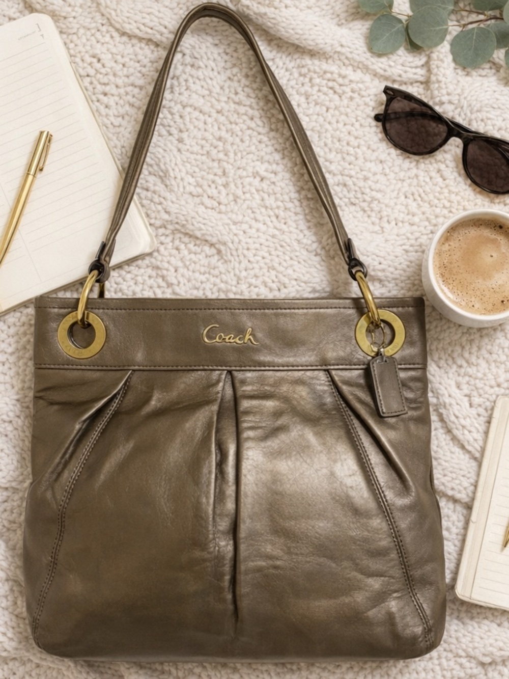 Coach Ashley 17605 Metallic Bag circa 2010
